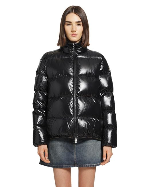 Moncler Black Abbadia Short Down Jacket