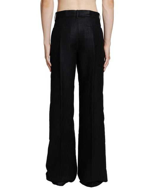 Rick Owens Black Tower Work Pants for men