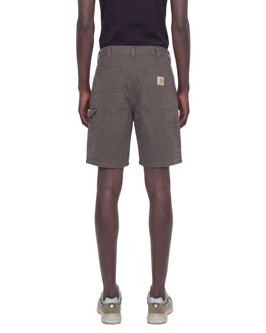 Carhartt Gray Double Knee Shorts for men