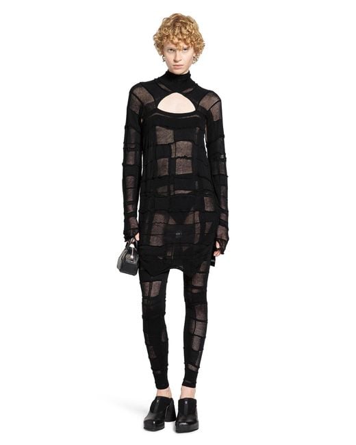 Halo Black Checked Ls3 Turtleneck Sweater