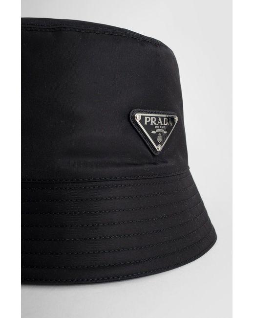 Prada Black Re-Nylon Bucket Hat