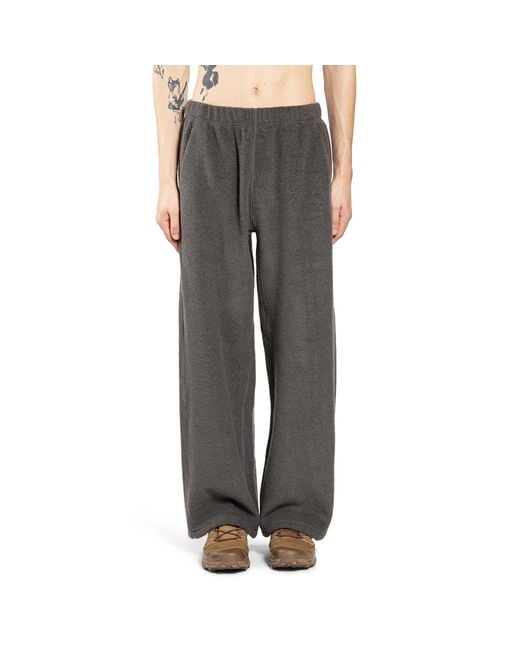 Goldwin Gray 0 Wool Fleece Joggers for men