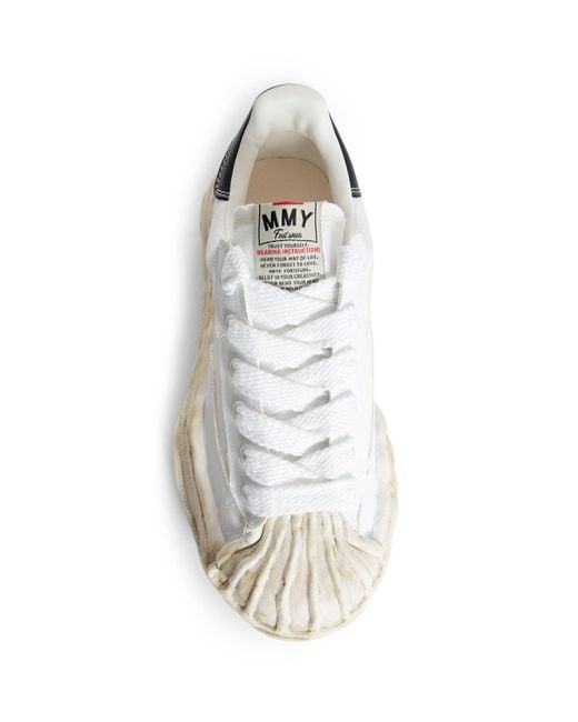 Maison Mihara Yasuhiro White Blakey/Original Sole Low Sneakers for men