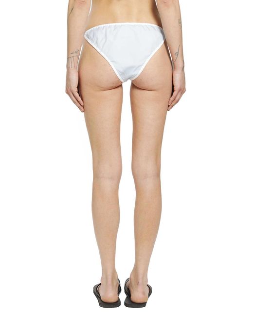 Miu Miu Natural Poplin Bikini Briefs