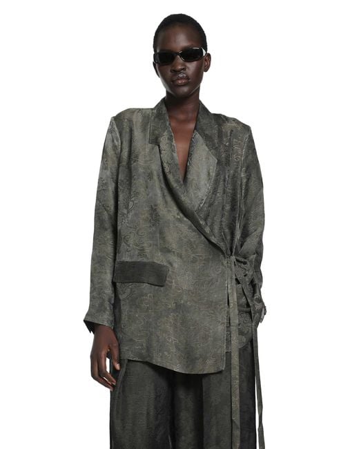 Uma Wang Gray Khloe Jacket