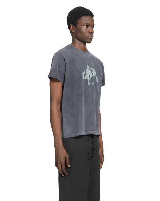 ERL Blue Puke T-Shirt for men