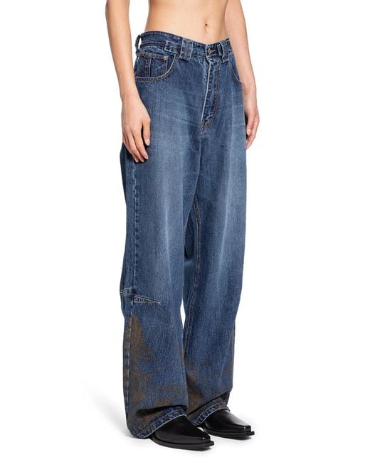JORDANLUCA Blue Insignia Jeans for men