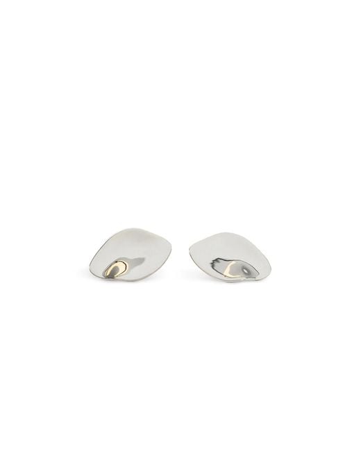 Kinraden White Lumen Small Earrings for men