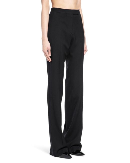Tom Ford Black Grain De Poudre Wool Tuxedo Trousers