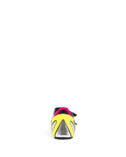 The Attico Metallic Floor 01 Ballerina Flats