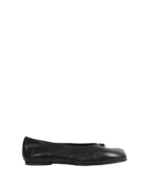 Maison Margiela Black Tabi Ballerinas
