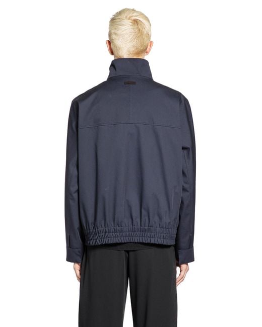 Lardini Blue Drill Jacket for men