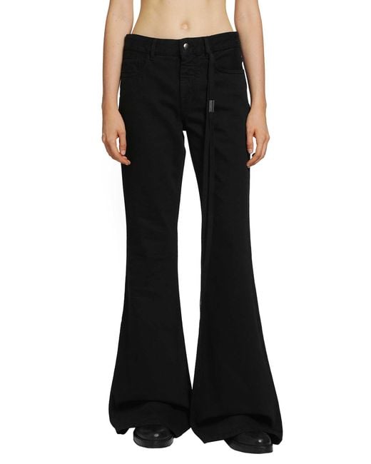 Ann Demeulemeester Black Toos Slim Bootcut Jeans