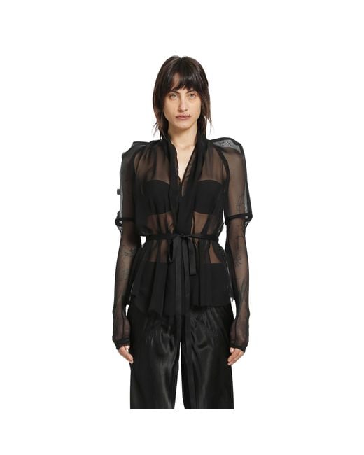 Rick Owens Black Temple Combo Metro Jkt