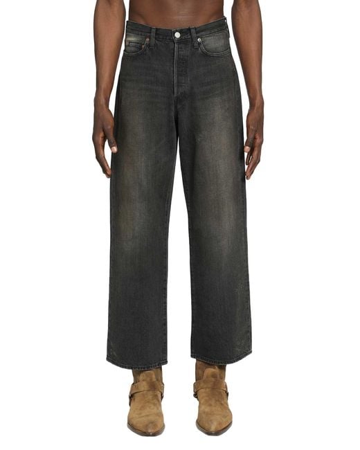 Ssstein Black Loose Denim Jeans for men