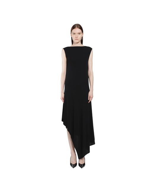Alaïa Black Backless Jersey Crepe Dress