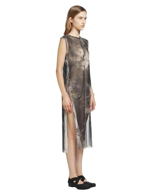 IA London Metallic Moonlight Roses Sheer Dress