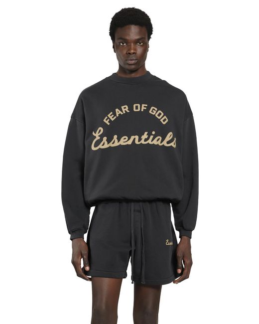 Fear Of God Black Training 90S Crewneck Sweatshirt for men