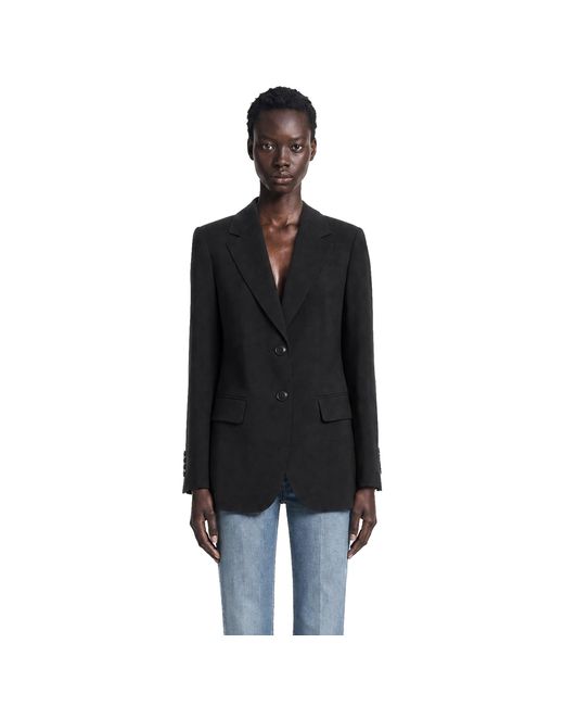 Max Mara Black Woollen Cloth Blazer