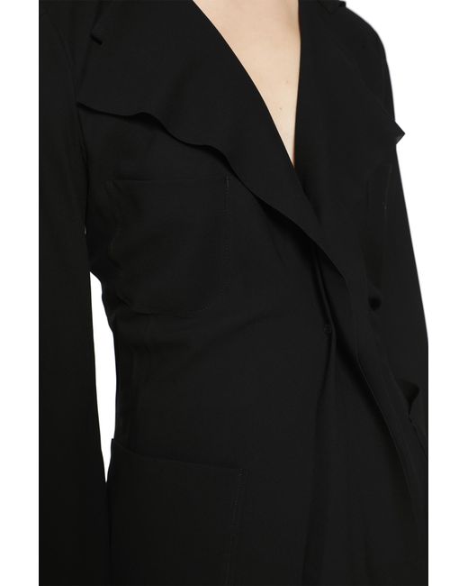 Junya Watanabe Black Pleated Blazer