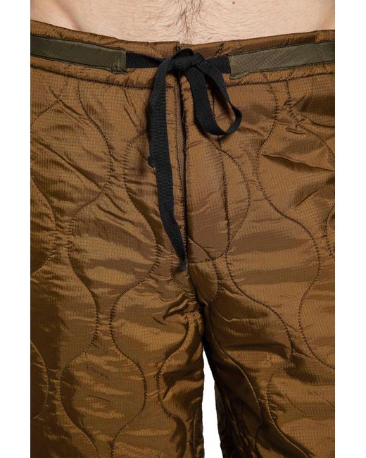 Oamc Peacemaker Brown Liner Pants for men