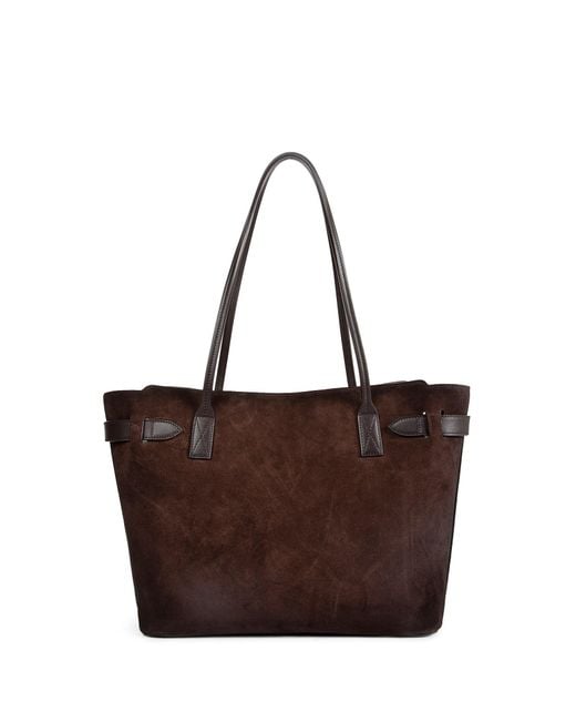 Balenciaga Brown Bel Air Suede Medium Tote Bag
