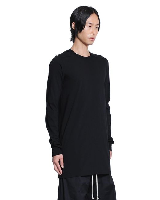 Rick Owens Black Concordians Level Long Sleeve T for men