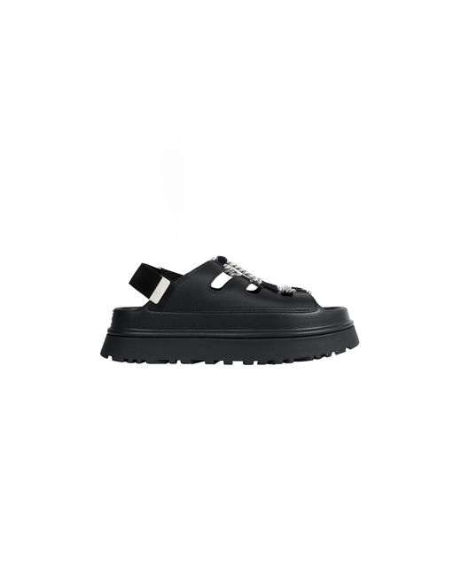 Ugg Black Goldenglow Toggle Sandals