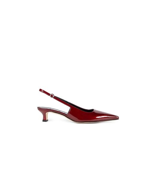 Aeyde Red Catrina Sllingback Pumps