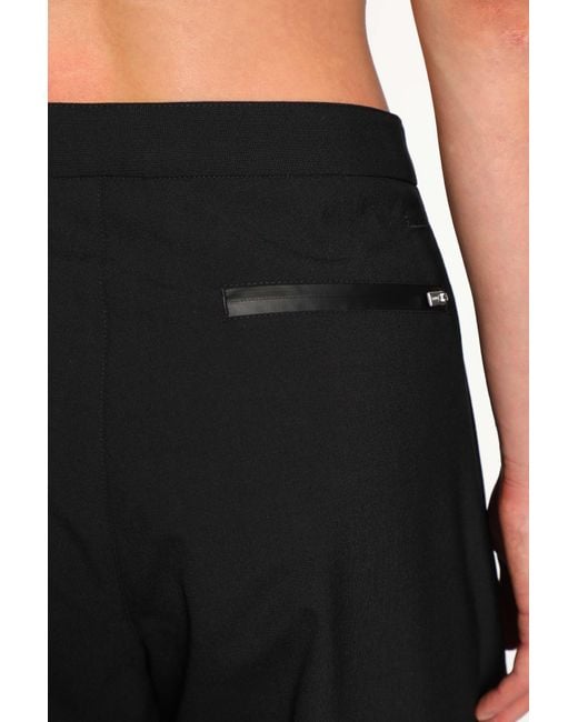 Laminar Black Twisted Tailored Trousers for men
