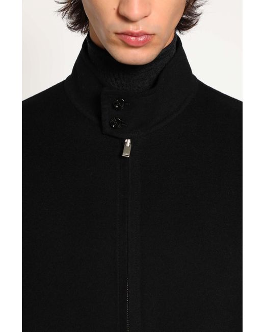 Lardini Black Aaberit Double Wool Jacket for men