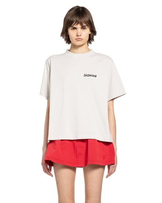 Balenciaga Red Masking Tape T-Shirt Medium Fit