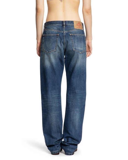 Prada Blue 5 Pocket Jeans