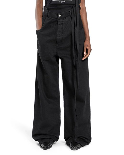 Ann Demeulemeester Black Jeans