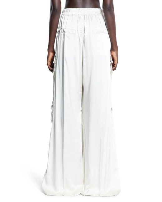 Rick Owens White Hollywood Cargobelas