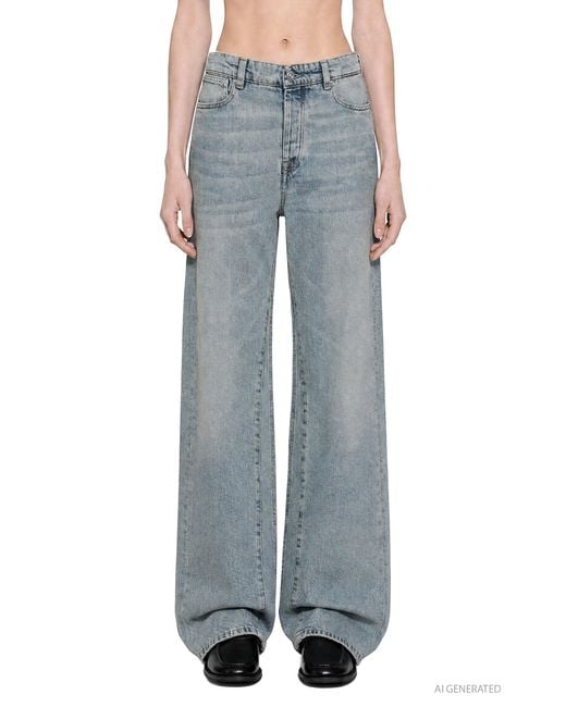 Our Legacy Blue Treble Cut Jeans