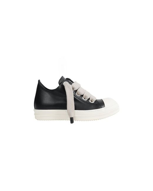 Rick Owens Black Tower Jumbolace Low Sneaks for men