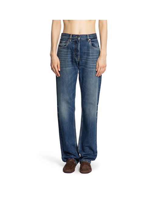 Prada Blue 5 Pocket Jeans