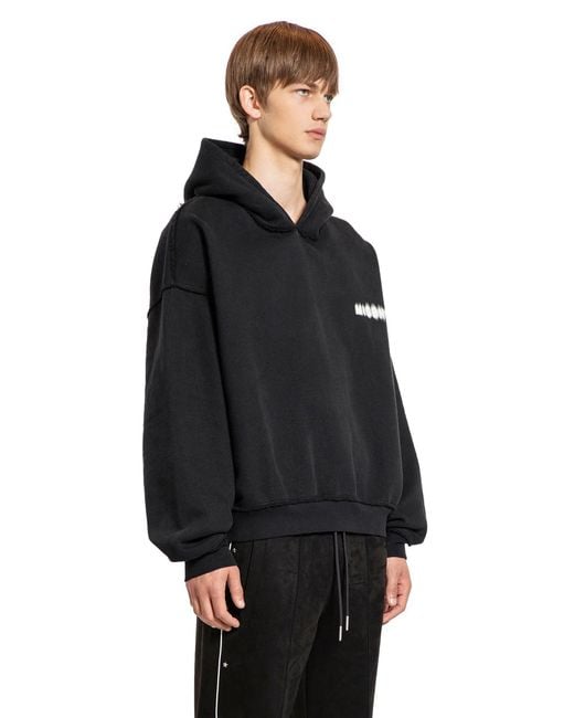 M I S B H V Black Community Hoodie for men
