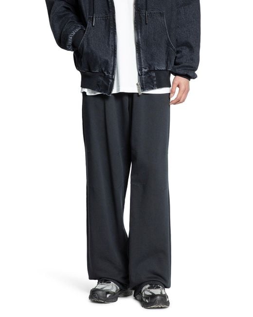 44 Label Group Black 44 Cotton Jersey Sweatpants for men