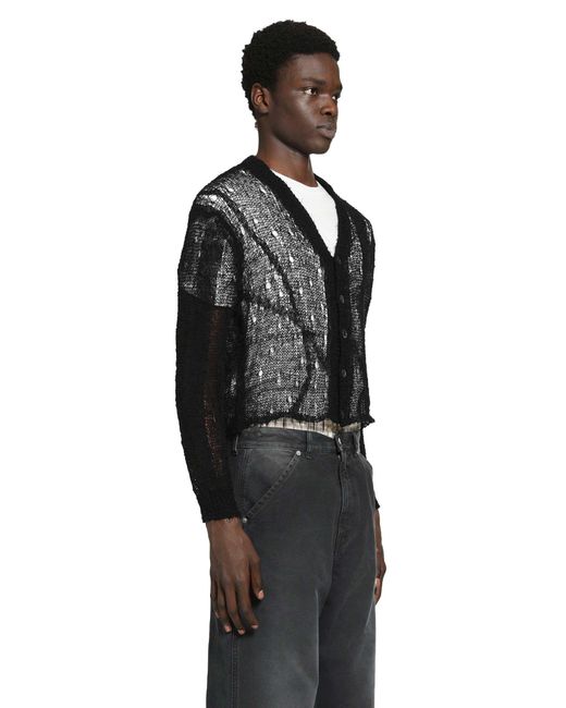 Our Legacy Black Academy Cardigan for men