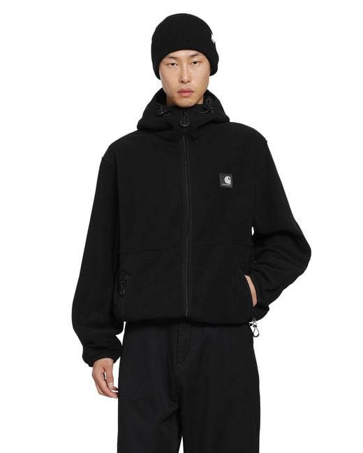 Carhartt Black Blevin Liner Zip-Up Hoodie for men