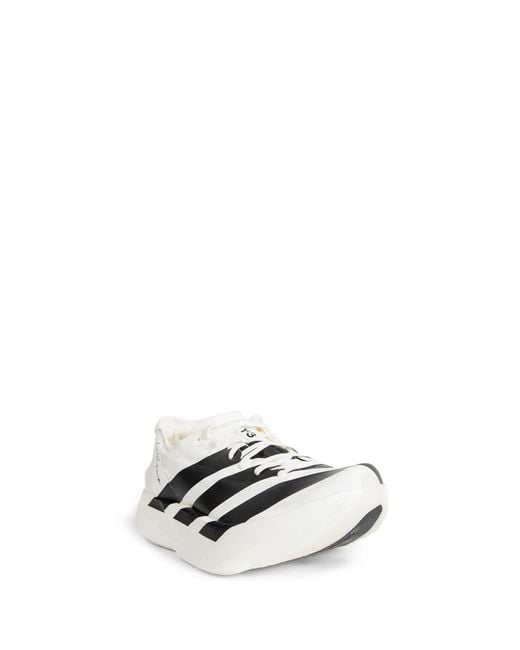 Y-3 White Adios Pro 4 Sneakers for men