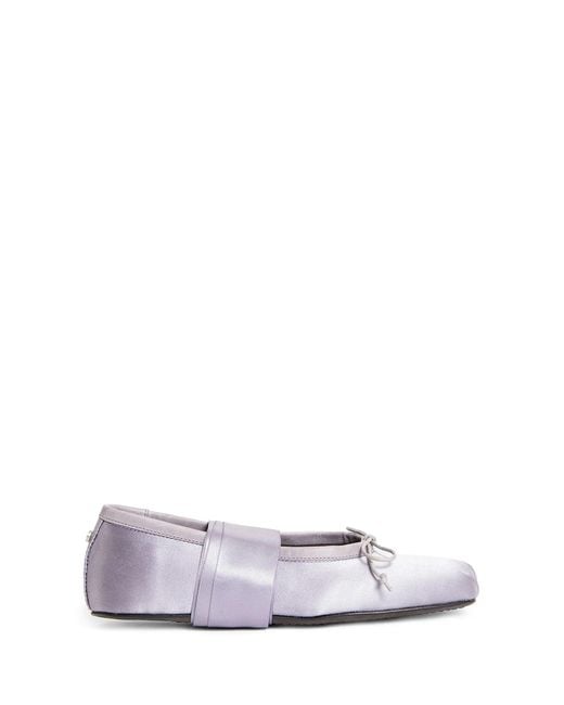 Ann Demeulemeester White Paloma Ballerinas