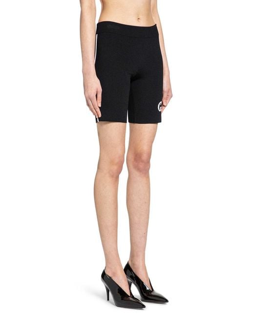 Gucci Black Interlocking G Viscose Shorts