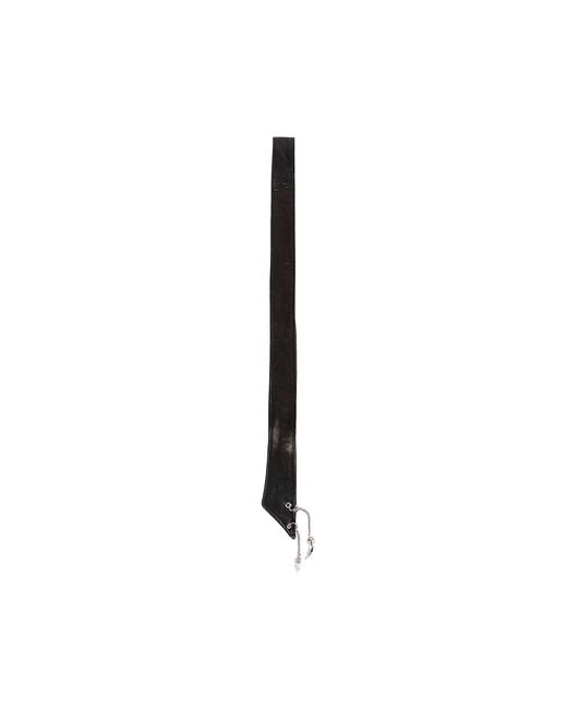 Ann Demeulemeester Black Resi Tie With Charms for men