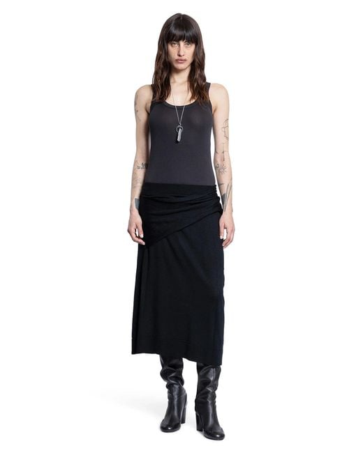 Lemaire Blue Ribbed Tank Top