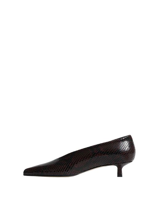 Aeyde Black Clara Pointed-Toe Pumps