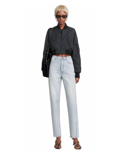 Balenciaga Black Cropped Bomber