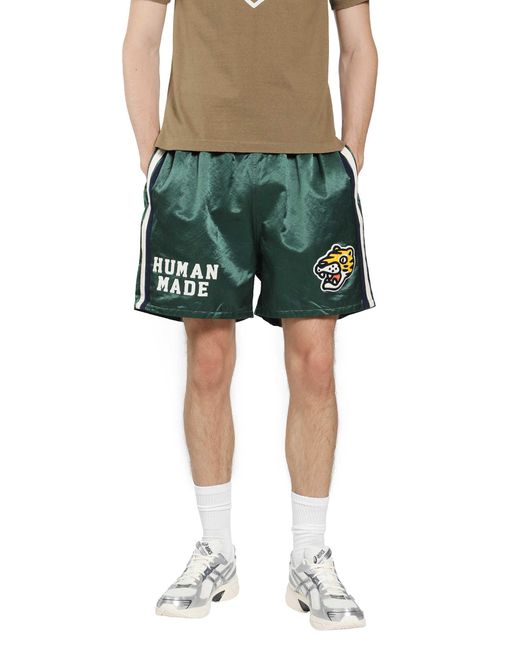 Human Made Green Game Shorts for men